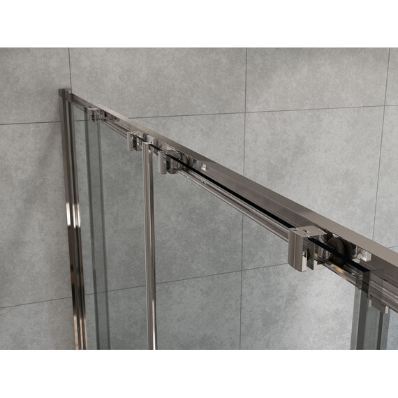 Душевое ограждение Vincea Garda 170x90 см VSR-1G29017CLG, золото/прозрачное - фото 5