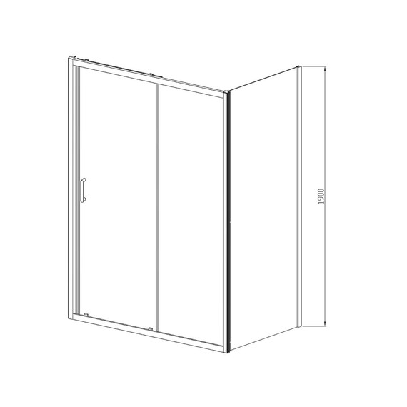 Душевое ограждение Vincea Alpha 140x80 см VSR-3AL8014CLG, золото/прозрачное - фото 3