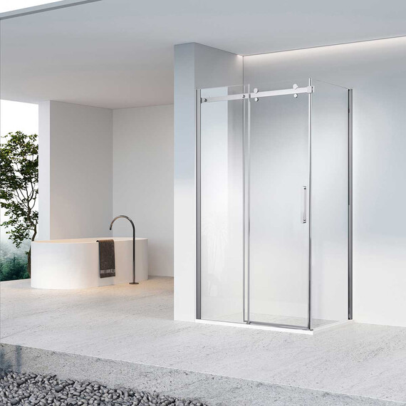 Душевое ограждение Vincea Como-N 120x90 см VSR-4CN9012CL (стекло 8 мм) хром/прозрачное - фото 