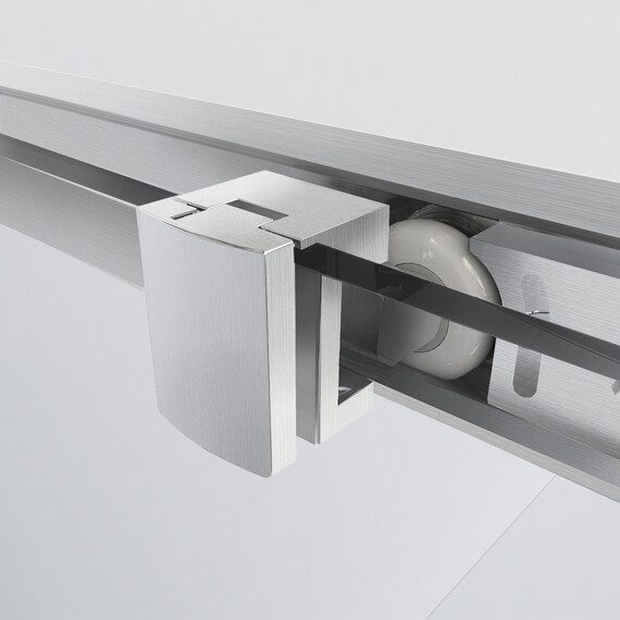 Душевое ограждение Vincea Garda 100x80 см VSS-1G8010CLBN, никель/прозрачное - фото 3