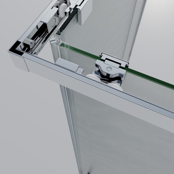 Душевое ограждение Vincea Rapid-N 90-100x90-100 см VSS-3RN1010E10MT, хром/текстурное - фото 2