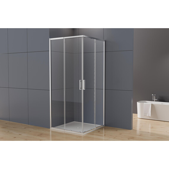 Душевое ограждение Vincea Rapid-N 90-100x70-80 см VSS-3RN8010E10CL, хром/прозрачное - фото 2
