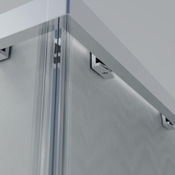 Душевое ограждение Vincea Rapid-N 80-90x80-90 см VSS-3RN9090E10MT, хром/текстурное - фото 4