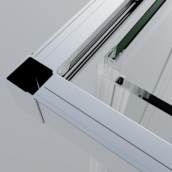 Душевое ограждение Vincea Soft 2 90x90 см VSS-3SO2900CL, хром/прозрачное - фото 3