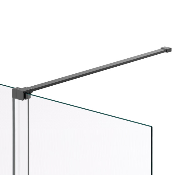 Душевая перегородка Vincea Walk-In 120 см VSW-1WSL120CLGM (стекло 8 мм) вороненая сталь/прозрачное - фото 5