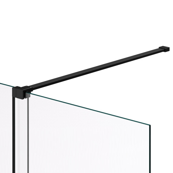 Душевая перегородка Vincea Walk-In 120 см VSW-1WSL120GSB (стекло 8 мм) чёрный/янтарь - фото 7