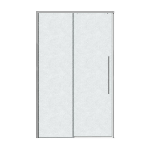 Душевая дверь Grossman  Galaxy 130 см 100.K33.01.130.10.02, хром/шиншилла - фото 