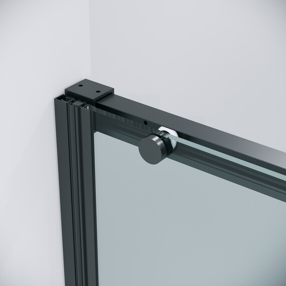 Душевая дверь Grossman  Galaxy 130 см 100.K33.01.130.21.00, чёрный/прозрачное - фото 10