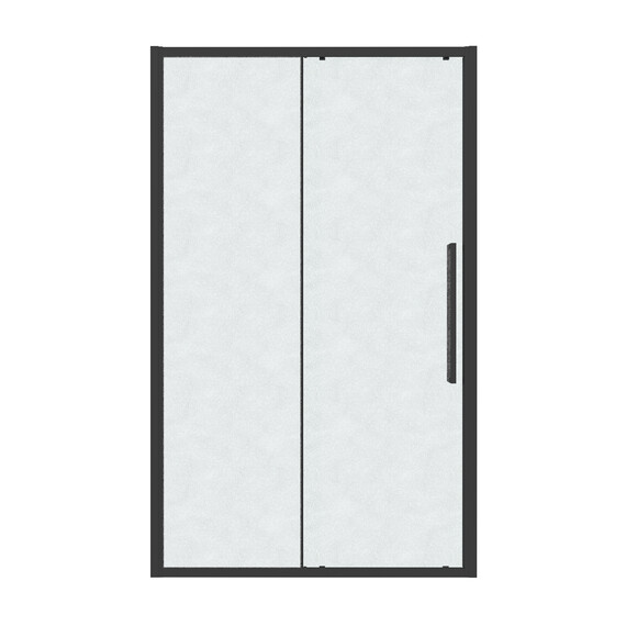 Душевая дверь Grossman  Cosmo 130 см 100.K33.02.130.21.02, чёрный/шиншилла - фото 
