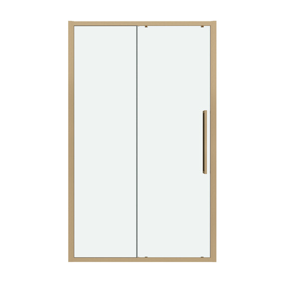 Душевая дверь Grossman  Cosmo 130 см 100.K33.02.130.32.00, золото/прозрачное - фото 