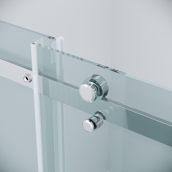 Душевая дверь Grossman  Classic 140 см 100.K33.04.140.10.00 (стекло 8 мм) хром/прозрачное - фото 8