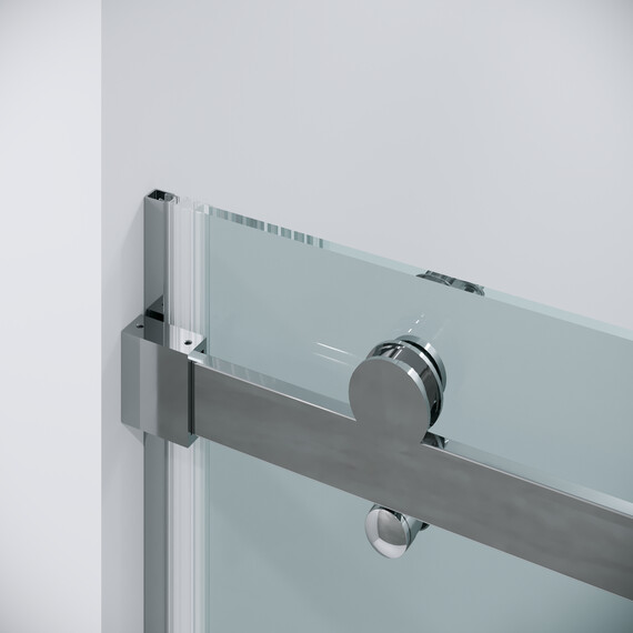 Душевая дверь Grossman  Classic 140 см 100.K33.04.140.10.00 (стекло 8 мм) хром/прозрачное - фото 9