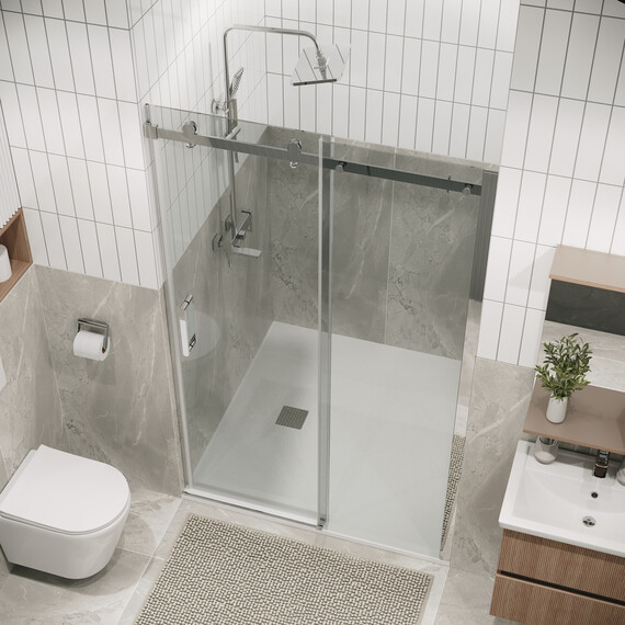 Душевая дверь Grossman  Classic 100 см 100.K33.04.100.10.00 (стекло 8 мм) хром/прозрачное - фото 5