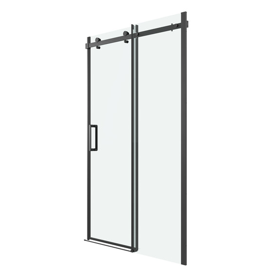 Душевая дверь Grossman  Classic 110 см 100.K33.04.110.21.00 (стекло 8 мм) чёрный/прозрачное - фото 2