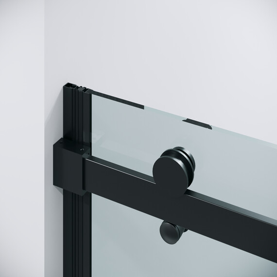 Душевая дверь Grossman  Classic 160 см 100.K33.04.160.21.00 (стекло 8 мм) чёрный/прозрачное - фото 10