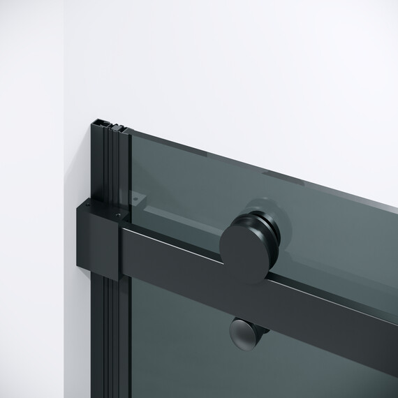 Душевая дверь Grossman  Classic 160 см 100.K33.04.160.21.10 (стекло 8 мм) чёрный/тонированное - фото 10