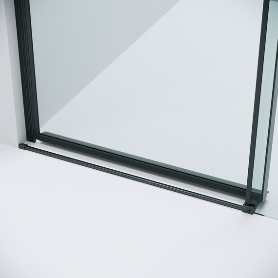 Душевая дверь Grossman  Classic 110 см 100.K33.04.110.42.00 (стекло 8 мм) оружейная сталь/прозрачное - фото 8