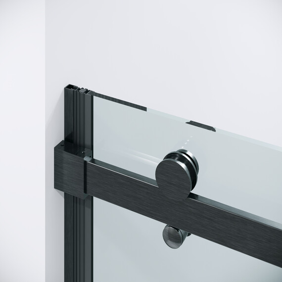 Душевая дверь Grossman  Classic 100 см 100.K33.04.100.42.00 (стекло 8 мм) оружейная сталь/прозрачное - фото 10