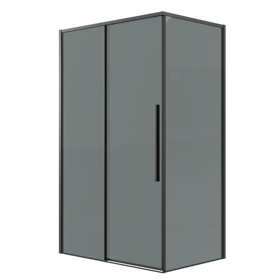 Душевое ограждение Grossman Galaxy 120х100 см 120.K33.01.1210.21.10, чёрный/тонированное - фото 