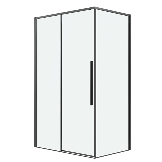 Душевое ограждение Grossman Galaxy 110х100 см 120.K33.01.1110.42.00, оружейная сталь/прозрачное - фото 