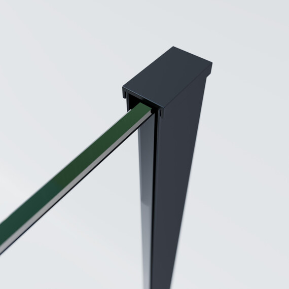 Душевое ограждение Vincea Soft 2 120x90 см VSR-3SO29012CLB, чёрный/прозрачное - фото 8