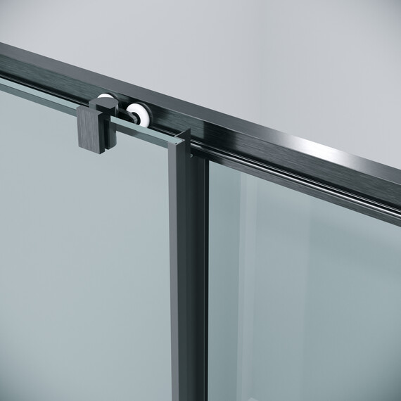 Душевое ограждение Grossman Cosmo 110х80 см 120.K33.02.1180.42.00, оружейная сталь/прозрачное - фото 7