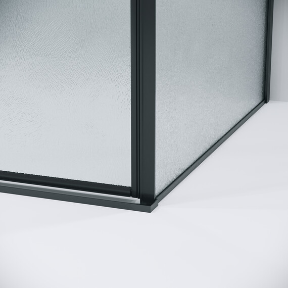 Душевое ограждение Grossman Galaxy 110х100 см 120.K33.01.1110.21.02, чёрный/шиншилла - фото 9