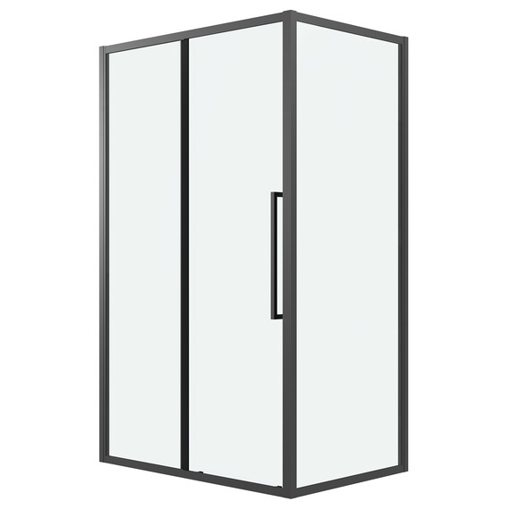 Душевое ограждение Grossman Cosmo 130х100 см 120.K33.02.1310.21.00, чёрный/прозрачное - фото 