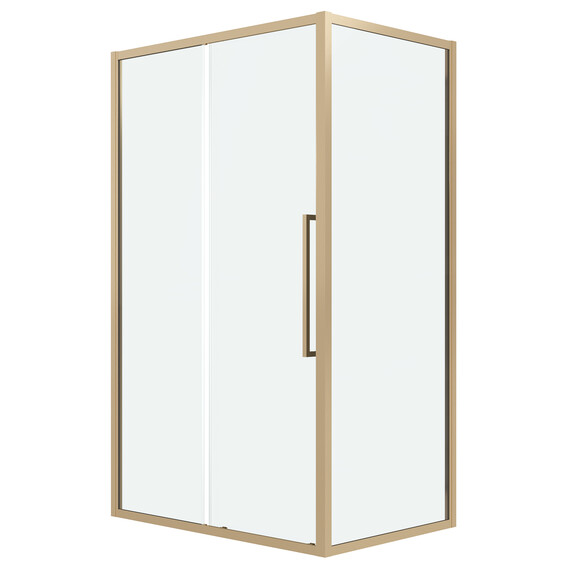 Душевое ограждение Grossman Cosmo 110х100 см 120.K33.02.1110.32.00, золото/прозрачное - фото 