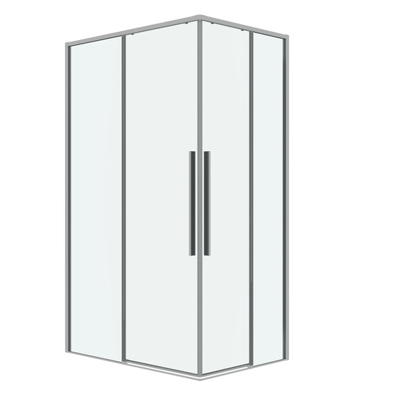Душевое ограждение Grossman Galaxy 120х70 см 300.K33.01.1270.10.00, хром/прозрачное - фото 