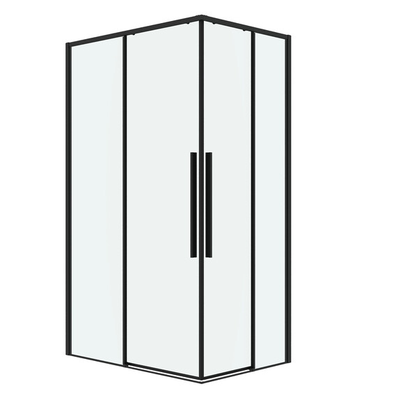 Душевое ограждение Grossman Galaxy 90х70 см 300.K33.01.9070.21.00, чёрный/прозрачное - фото 