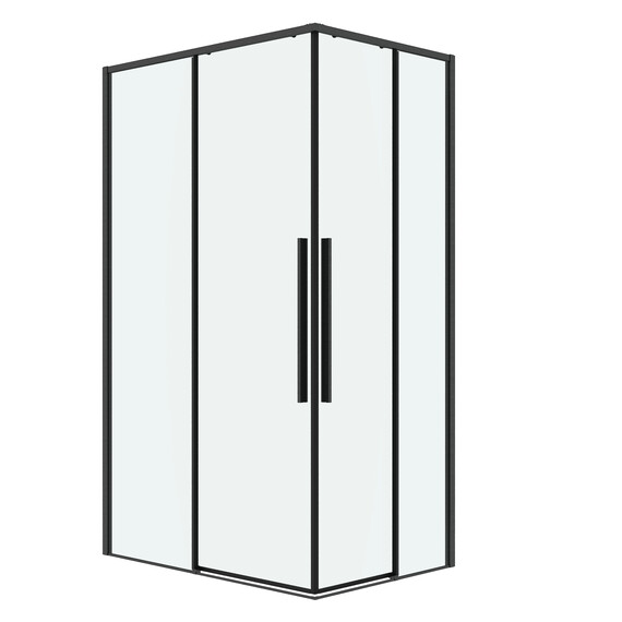Душевое ограждение Grossman Galaxy 90х80 см 300.K33.01.9080.42.00, оружейная сталь/прозрачное - фото 