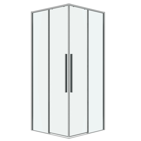 Душевое ограждение Grossman Galaxy 90х90 см 300.K33.01.9090.10.00, хром/прозрачное - фото 