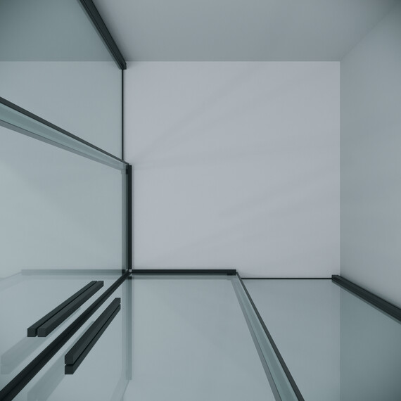 Душевое ограждение Grossman Galaxy 90х90 см 300.K33.01.9090.21.00, чёрный/прозрачное - фото 7