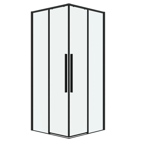 Душевое ограждение Grossman Galaxy 70х70 см 300.K33.01.7070.21.00, чёрный/прозрачное - фото 