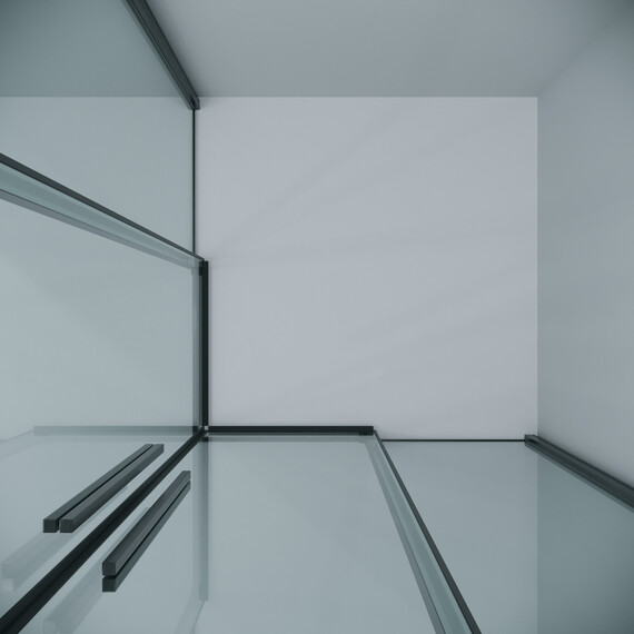 Душевое ограждение Grossman Galaxy 90х90 см 300.K33.01.9090.42.00, оружейная сталь/прозрачное - фото 7