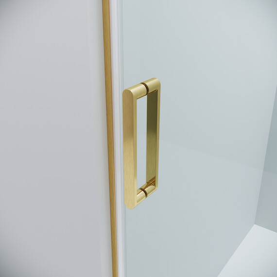 Душевое ограждение Grossman Classic 110х90 см 120.K33.04.1180.32.00 (стекло 8 мм) золото/прозрачное - фото 8