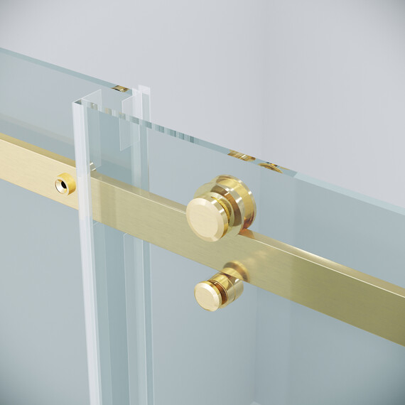 Душевое ограждение Grossman Classic 110х70 см 120.K33.04.1190.32.00 (стекло 8 мм) золото/прозрачное - фото 9