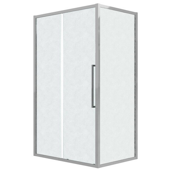 Душевое ограждение Grossman Cosmo 110х100 см 120.K33.02.1110.10.02, хром/шиншилла - фото 
