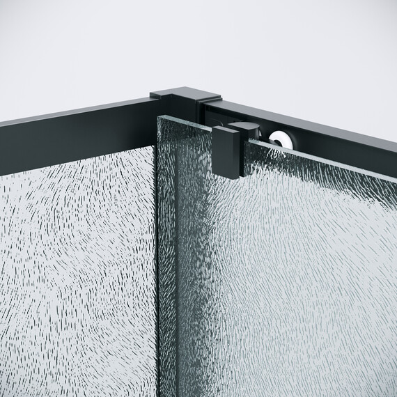 Душевое ограждение Grossman Cosmo 130х80 см 120.K33.02.1380.21.02, чёрный/шиншилла - фото 6