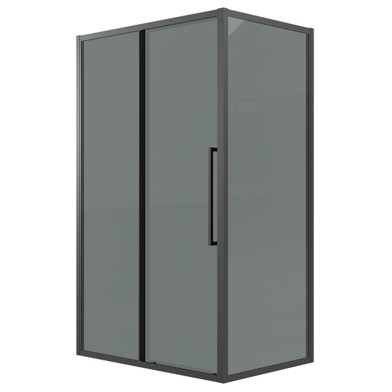 Душевое ограждение Grossman Cosmo 120х90 см 120.K33.02.1290.21.10, чёрный/тонированное - фото 