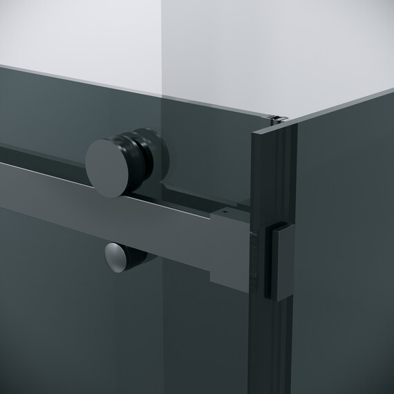 Душевое ограждение Grossman Classic 130х90 см 120.K33.04.1390.21.10 (стекло 8 мм) чёрный/тонированное - фото 7