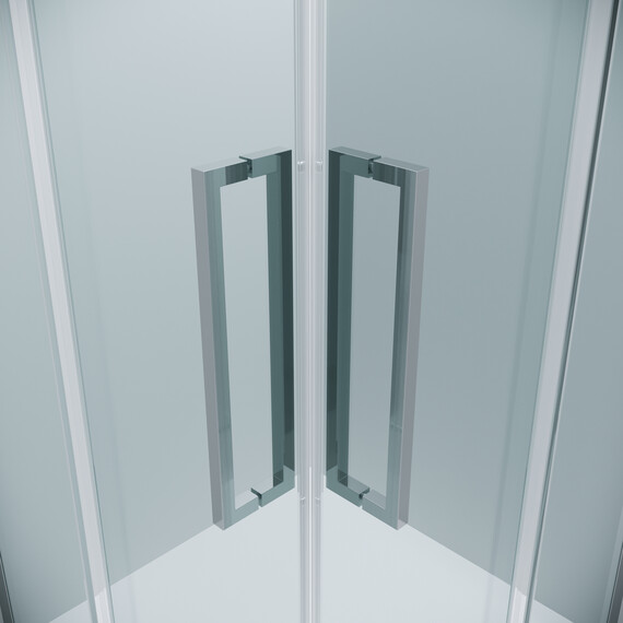 Душевое ограждение Grossman Cosmo 90х90 см 300.K33.02.9090.10.00, хром/прозрачное - фото 7