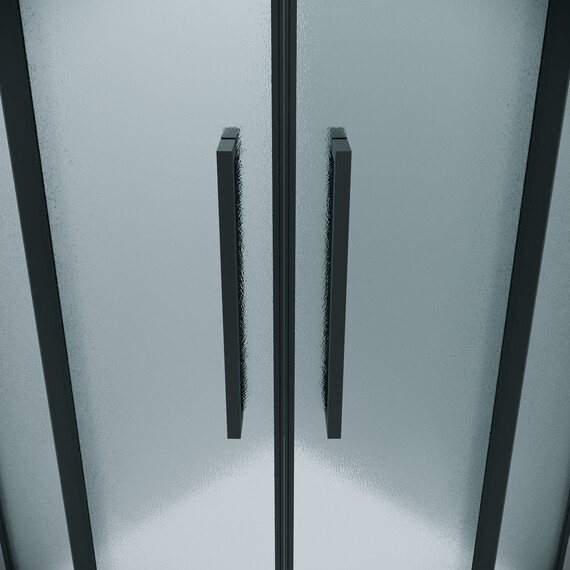 Душевое ограждение Grossman Cosmo 80х80 см 300.K33.02.8080.21.02, чёрный/шиншилла - фото 8