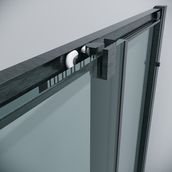 Душевое ограждение Grossman Cosmo 90х90 см 300.K33.02.9090.42.00, оружейная сталь/прозрачное - фото 8