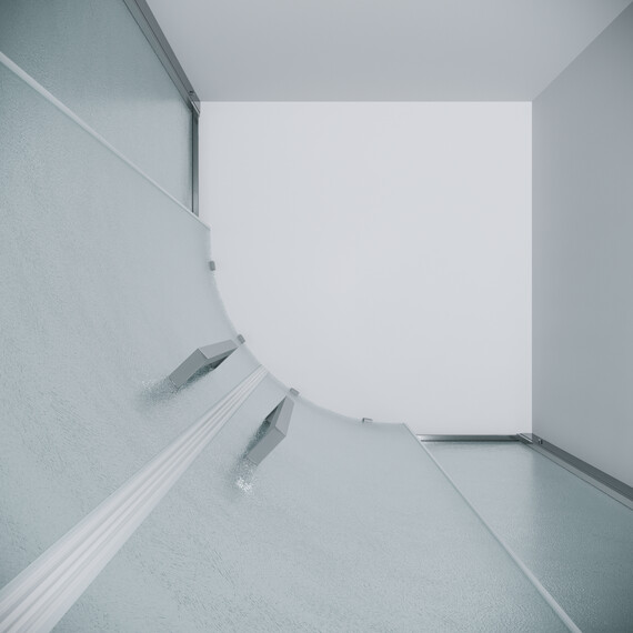 Душевое ограждение Grossman Cosmo 90х90 см 301.K33.02.9090.10.02, хром/шиншилла - фото 8