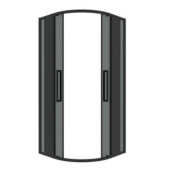 Душевое ограждение Grossman Cosmo 90х90 см 301.K33.02.9090.21.10, чёрный/тонированное - фото 2