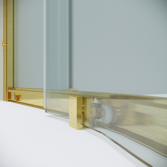 Душевое ограждение Grossman Cosmo 100х100 см 301.K33.02.1010.32.00, золото/прозрачное - фото 10