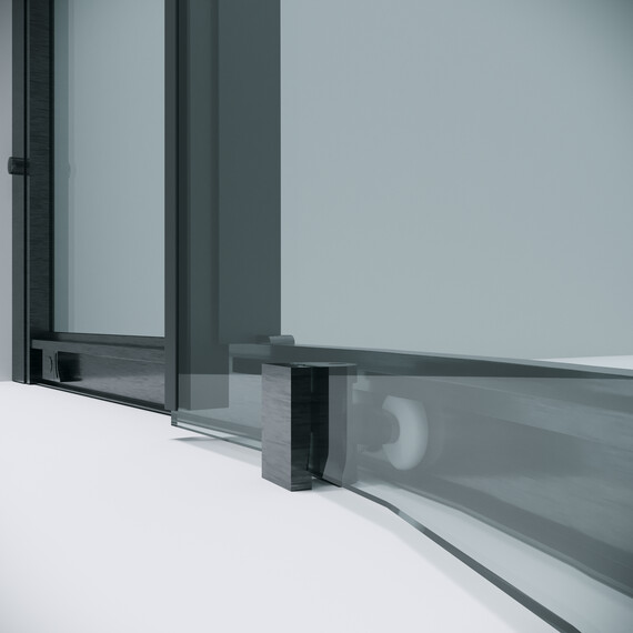 Душевое ограждение Grossman Cosmo 100х100 см 301.K33.02.1010.42.00, оружейная сталь/прозрачное - фото 7