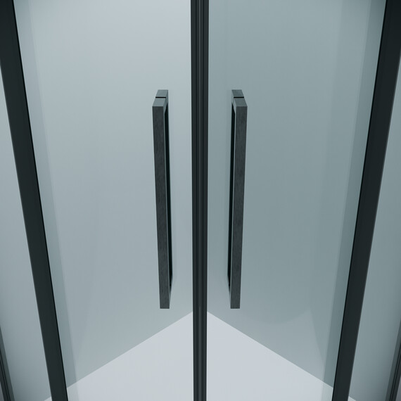 Душевое ограждение Grossman Cosmo 100х100 см 301.K33.02.1010.42.00, оружейная сталь/прозрачное - фото 9